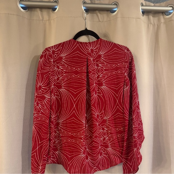 Alfani JM Collection Red Blouse - Picture 3 of 8